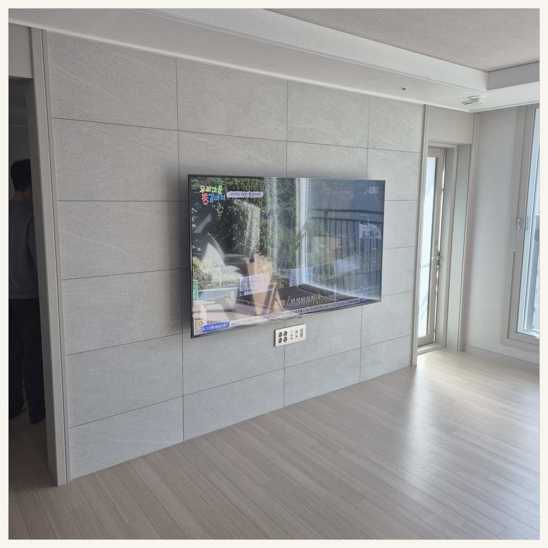 철산동·소하동·고촌읍 벽걸이TV 설치 현장